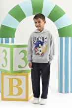 Sonıc © Sega Funfair Erkek Çocuk Sweatshirt 262OZSC-1001 Gri