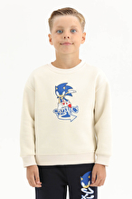 Sonıc © Sega Funfair Erkek Çocuk Sweatshirt 262OZSC-1003 Ekru