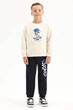 Sonıc © Sega Funfair Erkek Çocuk Sweatshirt 262OZSC-1003 Ekru