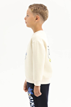 Sonıc © Sega Funfair Erkek Çocuk Sweatshirt 262OZSC-1003 Ekru