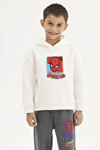 Spıderman © Dısney Funfair Erkek Çocuk Sweatshirt 261OZSP-1003 Ekru