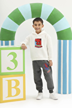 Spıderman © Dısney Funfair Erkek Çocuk Sweatshirt 261OZSP-1003 Ekru
