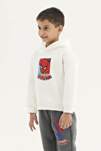 Spıderman © Dısney Funfair Erkek Çocuk Sweatshirt 261OZSP-1003 Ekru