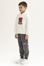 Spıderman © Dısney Funfair Erkek Çocuk Sweatshirt 261OZSP-1003 Ekru