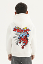 Spıderman © Dısney Funfair Erkek Çocuk Sweatshirt 261OZSP-1003 Ekru