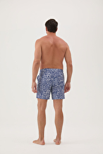 Cottons & Clouds Erkek İki Yan Cep Detaylı Su İtici Özellikli Desenli Mayo Şort CC0703