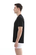 Cottons & Clouds Erkek Tekli Bisiklet Yaka Kısa Kollu Modal Fanila CC9306