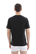 Cottons & Clouds Erkek Tekli Bisiklet Yaka Kısa Kollu Modal Fanila CC9306