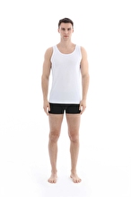 Cottons & Clouds Erkek İkili U Yaka Kalın Askılı Atlet CC9678