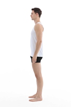 Cottons & Clouds Erkek İkili U Yaka Kalın Askılı Atlet CC9678