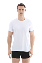 Cottons & Clouds Erkek İkili Bisiklet Yaka Kısa Kollu Fanila CC9675