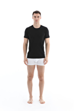 Cottons & Clouds Erkek İkili Bisiklet Yaka Kısa Kollu Fanila CC9675