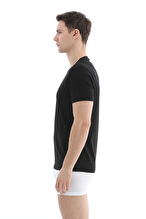 Cottons & Clouds Erkek İkili Bisiklet Yaka Kısa Kollu Fanila CC9675