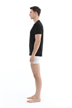 Cottons & Clouds Erkek İkili Bisiklet Yaka Kısa Kollu Fanila CC9675