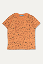 Funfair Erkek Çocuk Dinozor Baskılı Kısa Kollu Pijama Takımı 251ET03PL