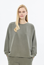 Shefame Kadın Bisiklet Yaka Sweatshirt 252K7004TR