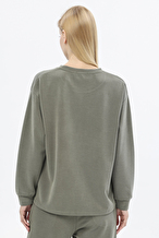 Shefame Kadın Bisiklet Yaka Sweatshirt 252K7004TR