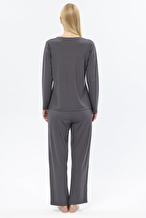 Shefame Kadın Uzun Kollu Pijama Üstü 252K7011TR