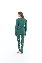 Shefame Kadın Yılbaşı Temalı Pijama Takımı 252K7130TK