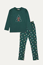 Funfair Unisex Çocuk Yılbaşı Temalı Pijama Takımı 251C3009TK