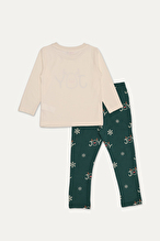 Funfair Unisex Çocuk Yılbaşı Temalı Pijama Takımı 251C3010TK
