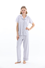 Shefame Kadın Düğmeli Pijama Takımı 261K7001MB