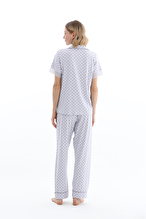 Shefame Kadın Düğmeli Pijama Takımı 261K7001MB