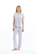 Shefame Kadın Tişört Pijama Takım 261K7003MB