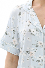 Shefame Kadın Ceket Yaka Pijama Takım 261K7111MB