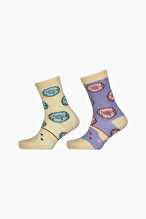 First Company Unisex İkili Donut Çorap 261UDN5001BR
