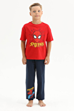Spiderman © Disney Funfair Erkek Çocuk Kısa Kol Alt Uzun Pijama Takımı 26ER.SP01