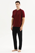 Finesuits Erkek Kısa Kol Pijama Takım 261E6056KL