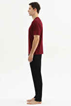 Finesuits Erkek Kısa Kol Pijama Takım 261E6056KL