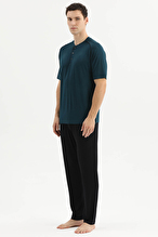 Finesuits Erkek Kısa Kol Pijama Takım 261E6056KL