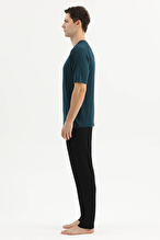 Finesuits Erkek Kısa Kol Pijama Takım 261E6056KL
