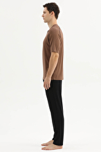 Finesuits Erkek Kısa Kol Pijama Takım 261E6056KL