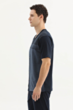 Finesuits Erkek Kısa Kol Pijama Takım 261E6057KL