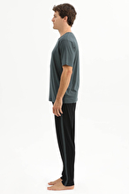Finesuits Erkek Kısa Kol Pijama Takım 261E6059KL