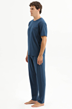Finesuits Erkek Kısa Kol Pijama Takım 261E6060KL