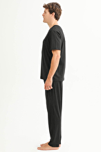 Finesuits Erkek Kısa Kol Pijama Takım 261E6060KL