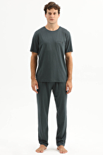 Finesuits Erkek Kısa Kol Pijama Takım 261E6060KL