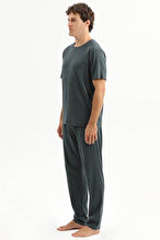 Finesuits Erkek Kısa Kol Pijama Takım 261E6060KL