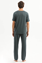 Finesuits Erkek Kısa Kol Pijama Takım 261E6060KL