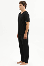 Finesuits Erkek Kısa Kol Pijama Takım 261E6061KL