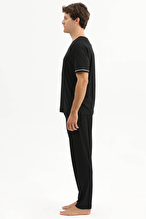 Finesuits Erkek Kısa Kol Pijama Takım 261E6061KL