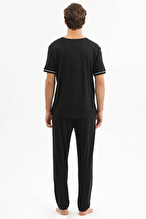Finesuits Erkek Kısa Kol Pijama Takım 261E6061KL