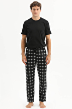 First Company Erkek Penye Kareli Erkek Pijama Altı 261E6006PI