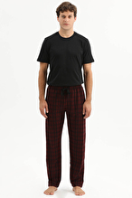 First Company Erkek Penye Kareli Erkek Pijama Altı 261E6012PI