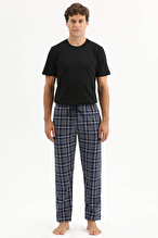 First Company Erkek Penye Kareli Erkek Pijama Altı 261E6013PI