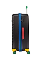 Travel Zone Sert Büyük Boy Valiz 26TZ153-ABS800-70CM Siyah